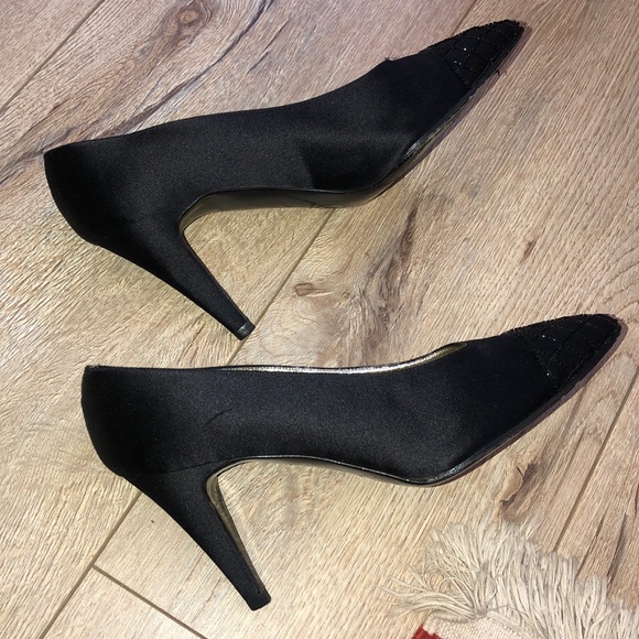 Chanel Black heels.